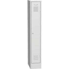 K2440/300 1-ajtós öltözőszekrény lábazattal (SAS_31_A)