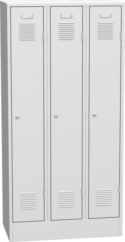 K2445 3-ajtós öltözőszekrény lábazattal (SAS_33_A)