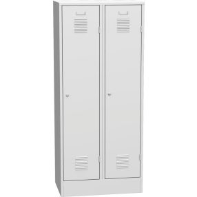   K2470 2-ajtós öltözőszekrény lábazattal (40 cm-es rekeszek, SAS_42_A)