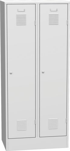 K2470 2-ajtós öltözőszekrény lábazattal (40 cm-es rekeszek, SAS_42_A)