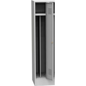  K2440/400 VM 1-ajtós öltözőszekrény, lábazattal, elválasztó fallal (SAS_41_T)