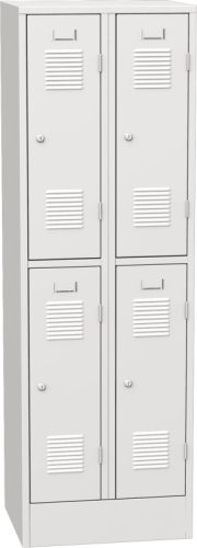 K2469/600 A 4-ajtós öltözőszekrény lábazattal (rövid ajtós, SHS_32_A)