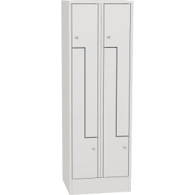   SZS_32_A 4-ajtós öltözőszekrény lábazattal, "Z" alakú ajtókkal (K730/2)