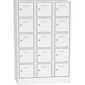   SBS_43_15 értékmegőrző/csomagmegőrző szekrény (15 rekesz, 40 cm széles)