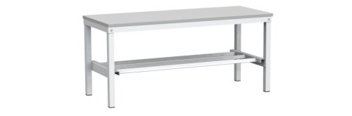 LAV_10D_A lapraszerelt öltözőpad cipőtartóval (455x1000x400 mm)