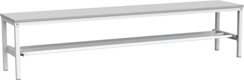 LAV_20D_A lapraszerelt öltözőpad cipőtartóval (455x2000x400 mm)