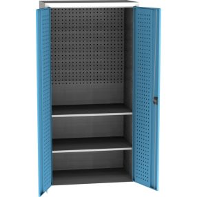   SPD 11B műhelyszekrény, 2 polc, perforáció hátfalon, ajtókon