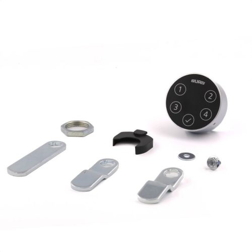 BURG Intro.Code elektronikus szekrényzár (";single user"; és ";multi user"; mód)