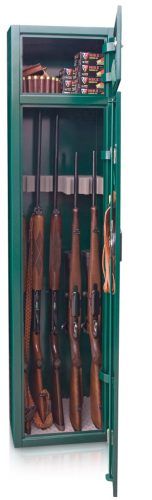 DIANA-5 fegyverszekrény 5 puskának, kulcsos zárral
