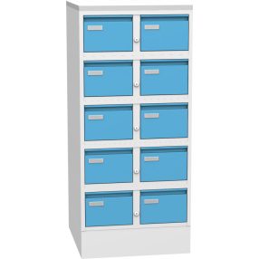   K2395 S 10 fiókos kartotészekrény A/5 lapoknak (KAR_52_S5)