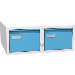 KAR 52 A kartotékszekrény 2 db A5 fiókkal