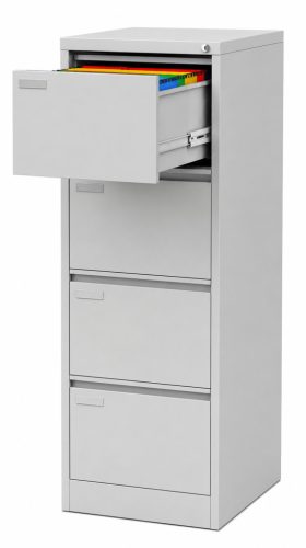 REG 44 C, 4 fiókos függőmappa tároló szekrény, A/4 függőmappákhoz