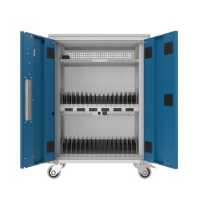   WNT 33Qv tablet/okostelefon töltő kocsi fertőtlenítő funkcióval (32+1 eszköz, UV-C, 2x230V, 24+12x USB)