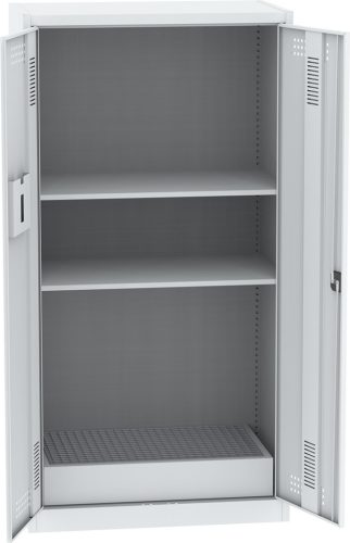 SCH_0051 olajtároló szekrény (2x sima polc + kármentő tálca 62 l)