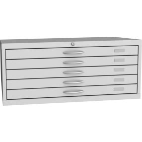 VKS A1 A térképtároló szekrény A/1 méretű, 5 fiókos