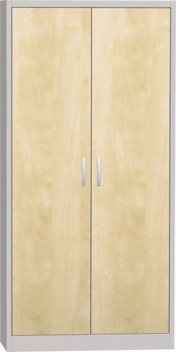 KSPS 01AL fém irattároló szekrény laminált bútorlap ajtóval