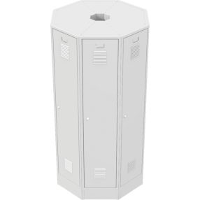 RAS S1 A helytakarékos öltözőszekrény, 8 személyes