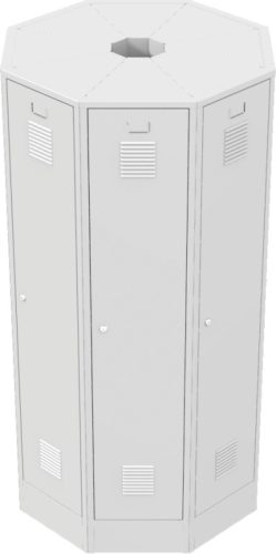 RAS S1 A helytakarékos öltözőszekrény, 8 személyes