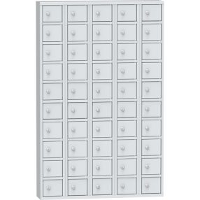   SBS_X5_A értékmegőrző, mobiltelefon tároló  szekrény (50 rekeszes, falra szerelhető)