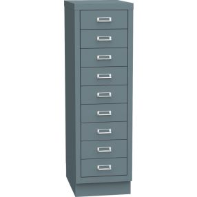 KSZ 49 C fiókos fémszekrény 9 db A4 méretű fiókkal