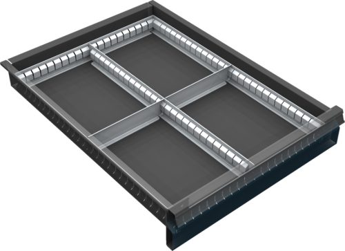 VND DPK 11A fiók osztó (4 részre, 60-120 mm magas fiókokhoz)