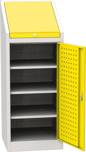 NAR_02_A szerszámtároló szekrény, 3 db polc