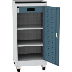 NAR_01K_B szerszámtároló szekrény, 2 db polc, 1 fiók