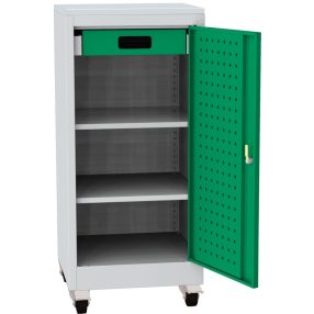 NAR_01K_BL szerszámtároló szekrény, 2 db polc, 1 fiók