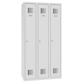   Sum 330 W hosszúajtós öltözőszekrény (3 ajtós, lábazaton álló)