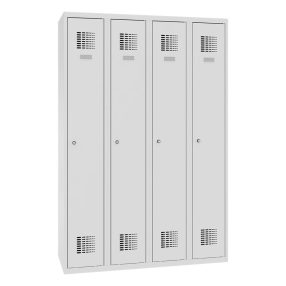   Sum 340 W hosszúajtós öltözőszekrény (4 ajtós, lábazaton álló)