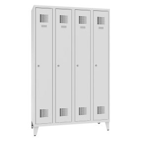   Sum 341 W hosszúajtós öltözőszekrény (4 ajtós, lábakon álló)