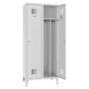   Sum 421 W hosszúajtós öltözőszekrény (2 ajtós, lábakon álló, osztott)