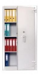 Sam W 1a tűzbiztos iratszekrény (3 polc, 30 perc, egyajtós)