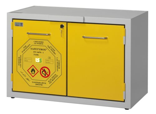 SAFETYBOX® AC 900/50 CM  tűzálló vegyszerszekrény (gyúlékony anyag tároló,25 l, 90 perc)