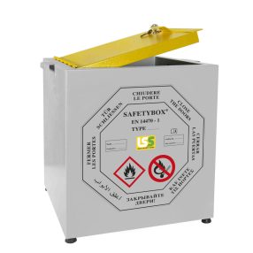   SAFETYBOX® MINIBOX tűzálló vegyszerszekrény (gyúlékony anyag tároló, 4x2,5 l, 30 perc)