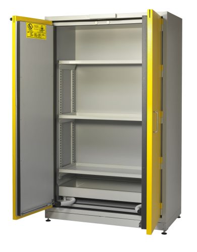 SAFETYBOX® AC 1200 T30 tűzálló vegyszerszekrény (gyúlékony anyag tároló, 160 l, 30 perc)