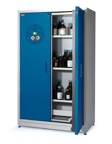 SAFETYBOX® AC 1200 S tűzálló vegyszerszekrény (gyúlékony anyag tároló, 160 l, 90 perc)