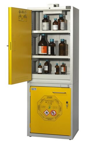 KEMFIRE 600 A (type A) kombinált vegyianyag tároló szekrény