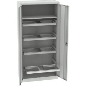   SPS_01_A_R kombinált irattároló szekrény (1 polc, 4 függőmappa keret)