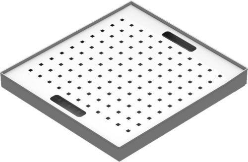 SCH_VAN_03_PZ kiegészítő rácsbetétes tálcapolc SCH 05 vegyszerszekrényhez