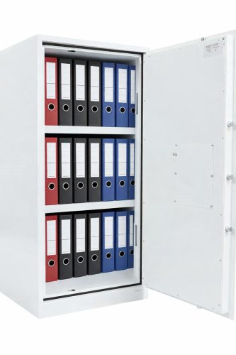 BM 1260 KL tűzálló iratszekrény (30 perc, S2 minősítés, 2 polc, KULCSOS)