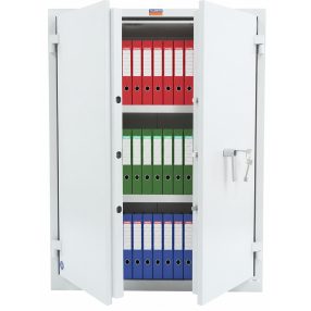   BM 1220 KL tűzálló iratszekrény (30 perc, S2 minősítés, 2 polc, KULCSOS)