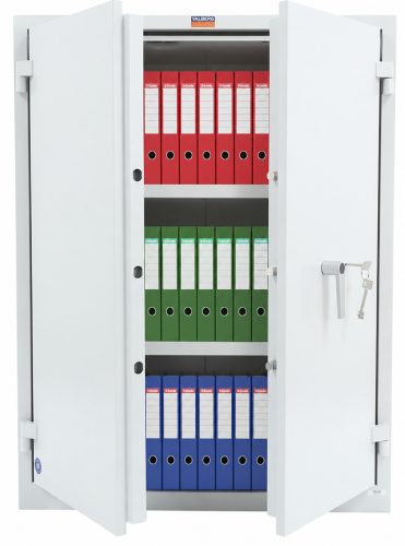 BM 1220 KL tűzálló iratszekrény (30 perc, S2 minősítés, 2 polc, KULCSOS)