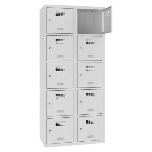 Sus 425 W értékmegőrző/csomagmegőrző szekrény (10 rekesz,lábazaton álló)