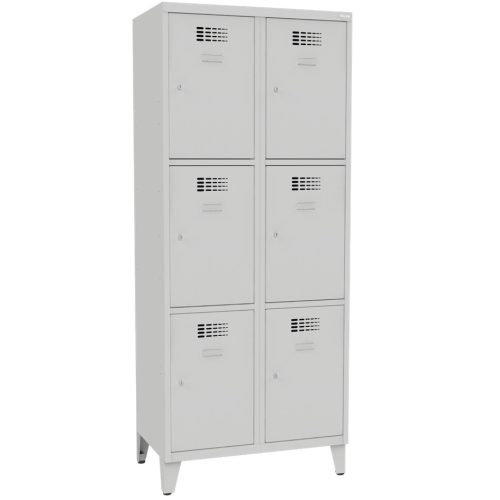 Sus 423 Wn értékmegőrző/csomagmegőrző szekrény (6 rekesz,lábakon álló)