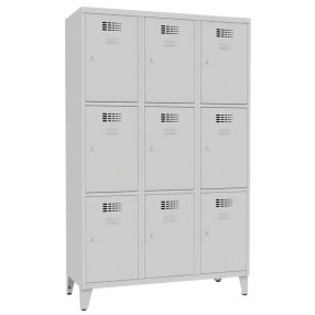   Sus 433 Wn értékmegőrző/csomagmegőrző szekrény (9 rekesz,lábakon álló)