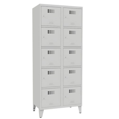 Sus 425 Wn értékmegőrző/csomagmegőrző szekrény (10 rekesz,lábakon álló)