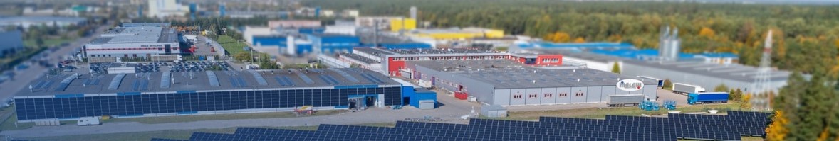 MALOW gyár látképe